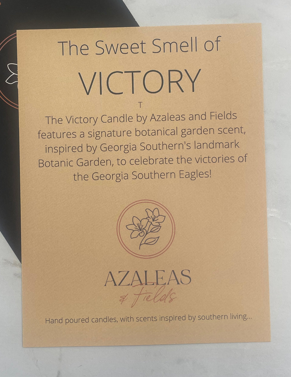 Georgia Southern Eagles “Victory” Candle