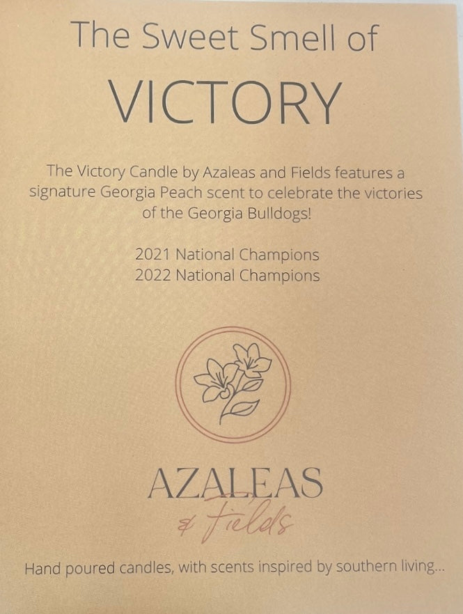 Georgia Bulldogs "Victory" Candle