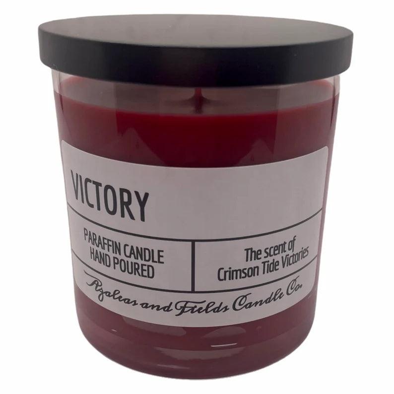 Alabama Crimson Tide “Victory” Candle - Azaleas and Fields
